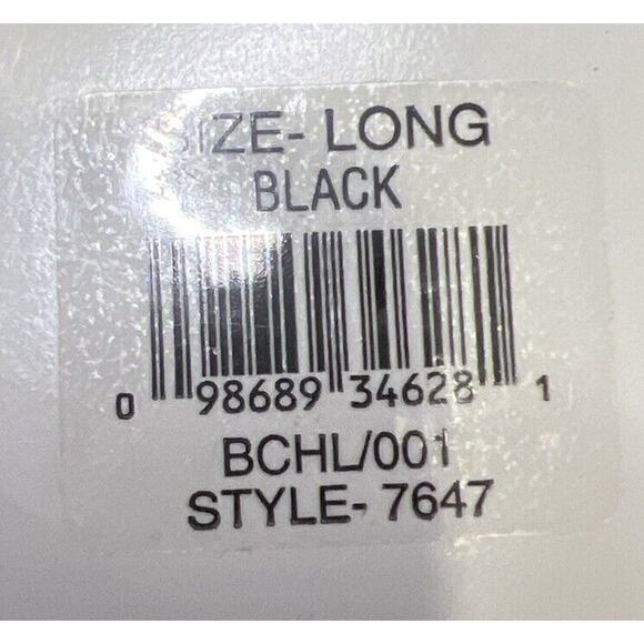 Liz Claiborne Sheer Pantyhose Size LONG Color Black Style 7647 - Picture 4 of 7